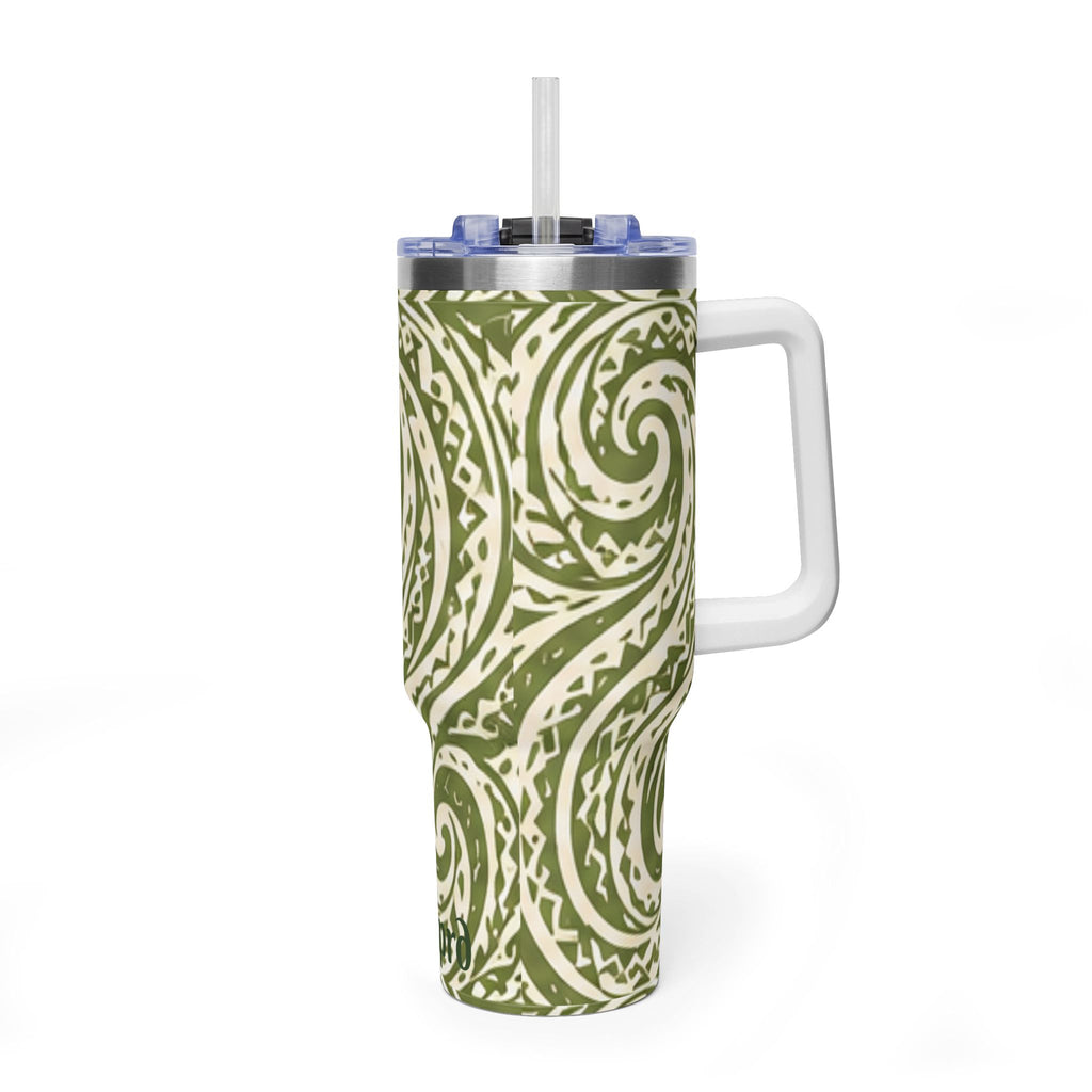 40oz Vacuum Tumbler — Kaneohe Spiral Design