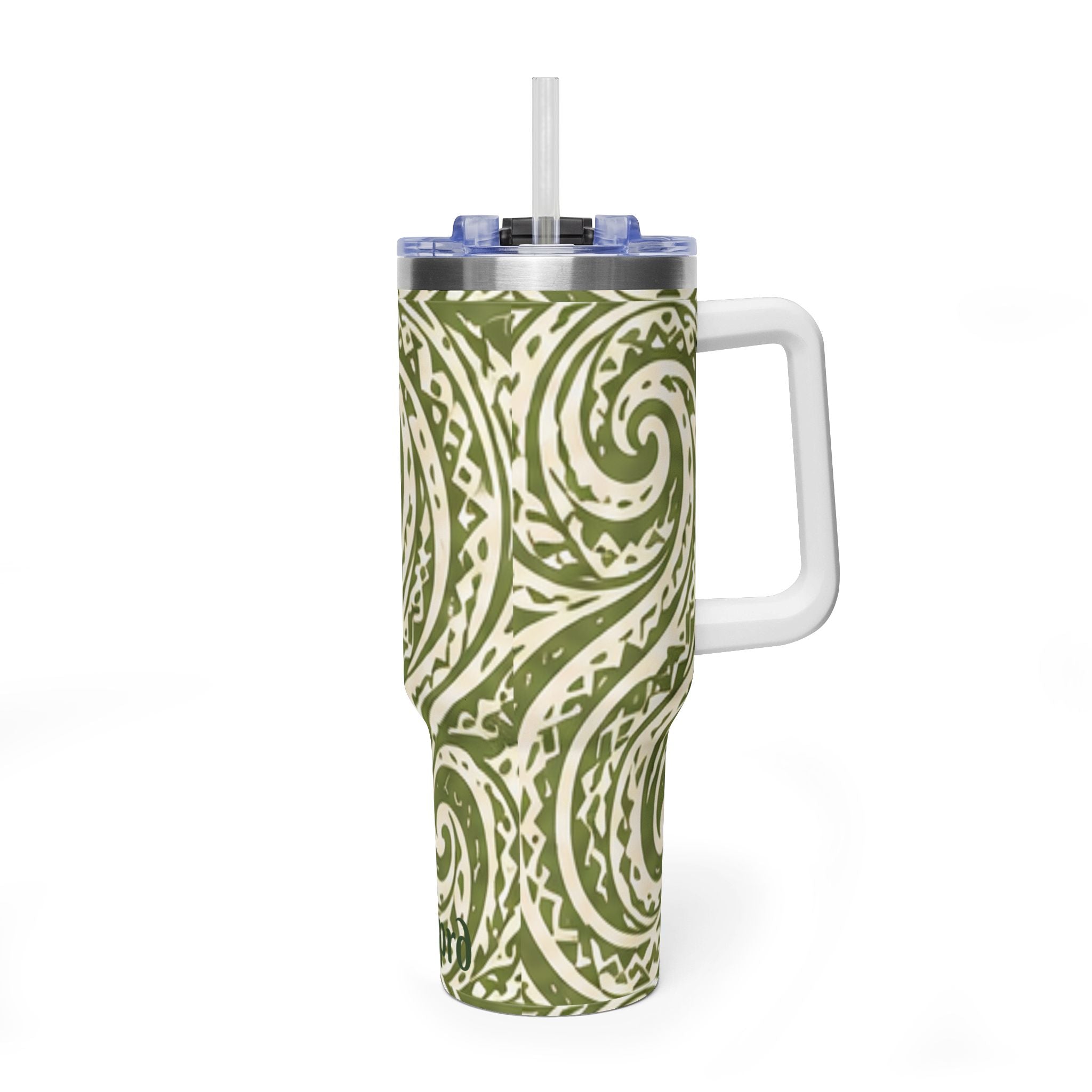 40oz Vacuum Tumbler — Kaneohe Spiral Design