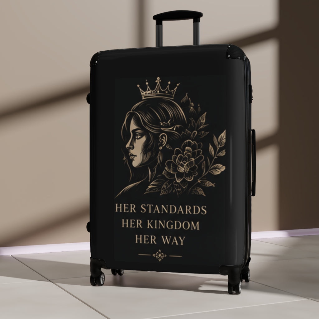 Suitcase — 'Her Standards, Her Kingdom, Her Way' Empowerment Carry-On