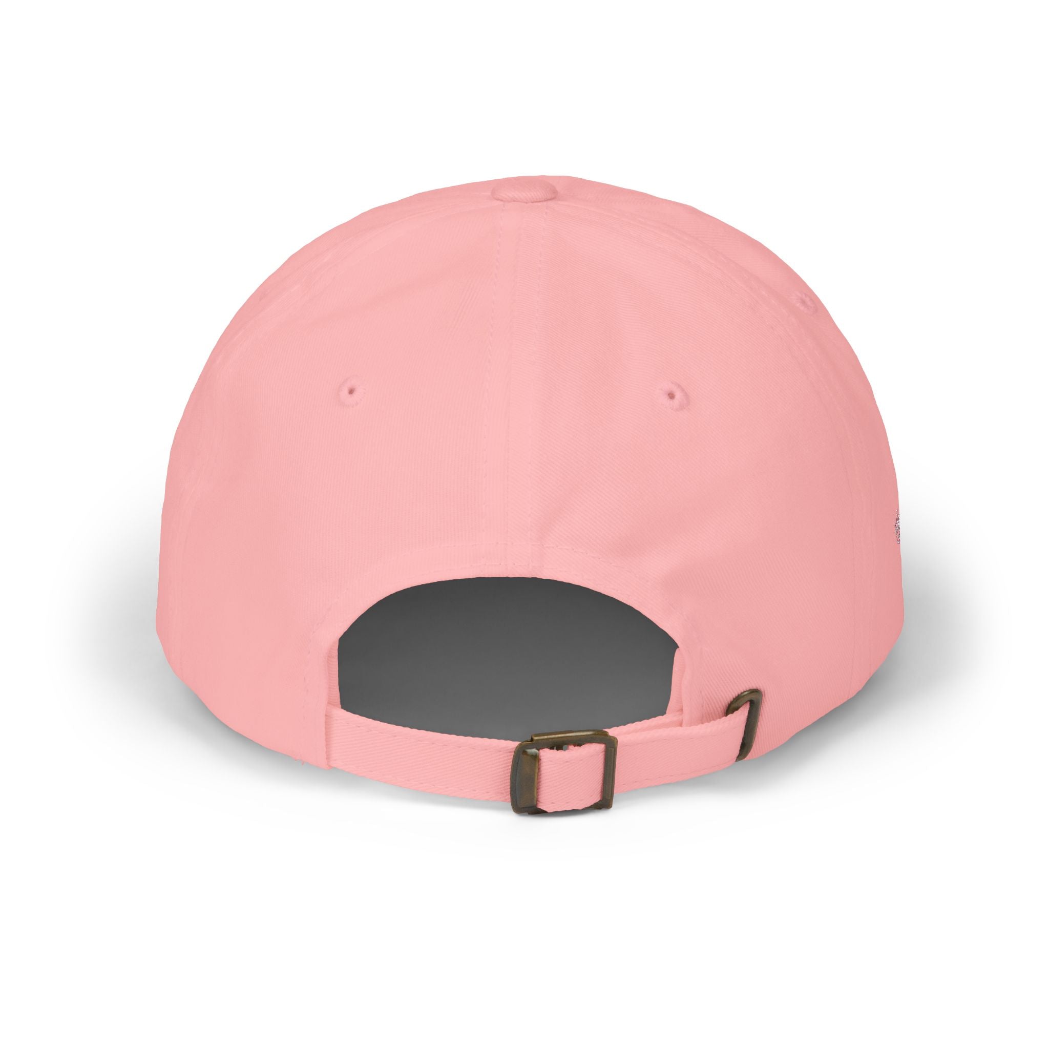 Femme Embroidered Dad Cap — Pink Casual Baseball Hat