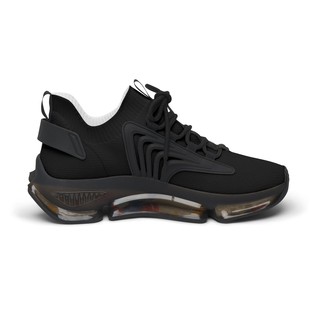 Apex Women's Black Mesh Sneakers — Lightweight Breathable Running Shoes