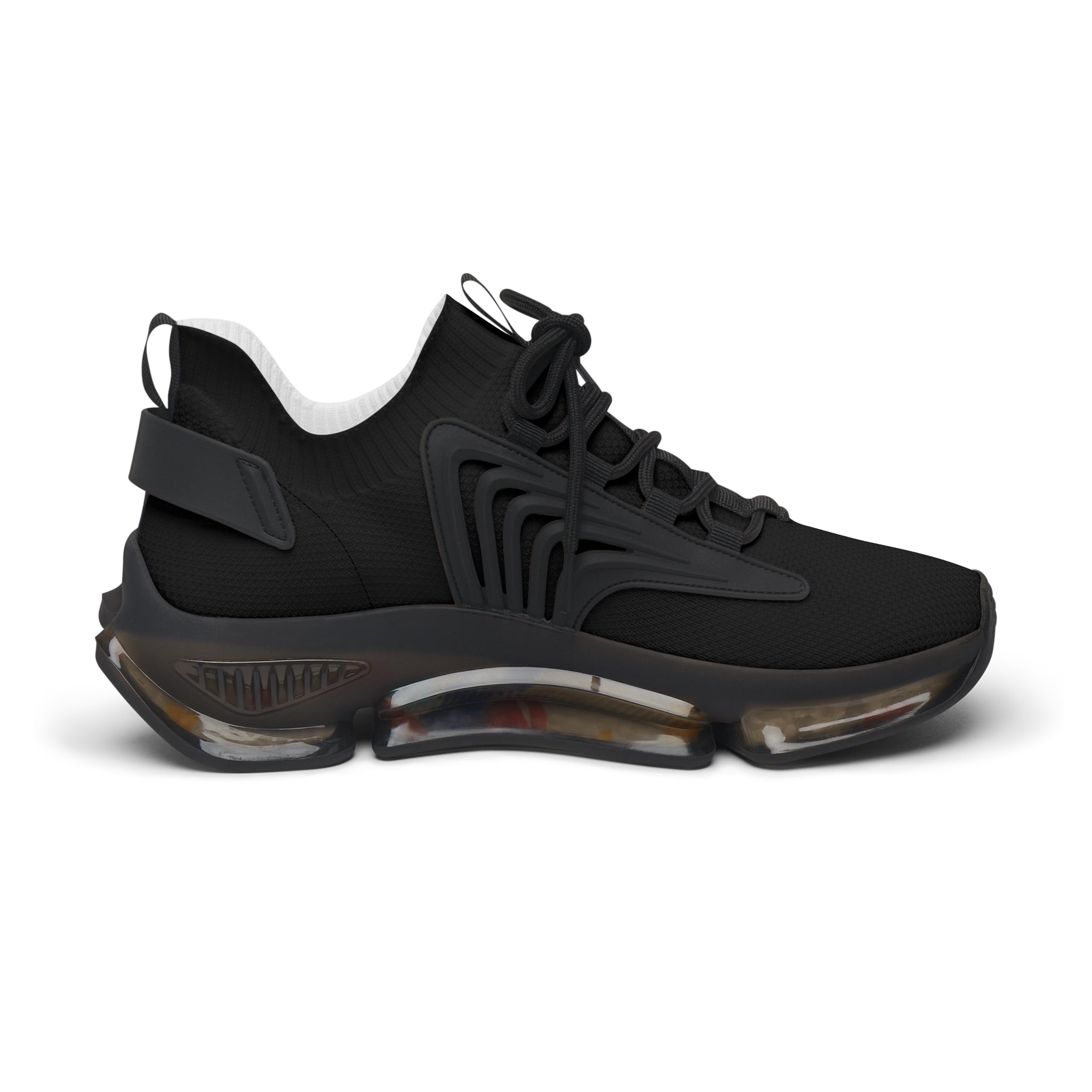 Apex Women's Black Mesh Sneakers — Lightweight Breathable Running Shoes
