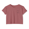 Trust & Believe Crop Top — Feminine Festival Graphic Tee