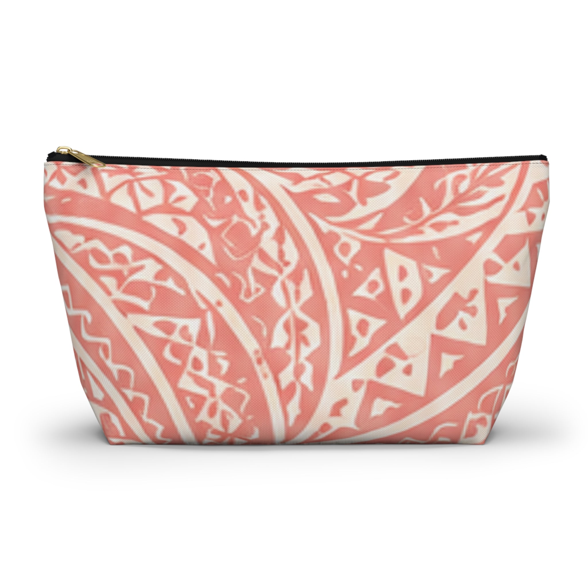 Maui Pink Lau Ti Leaf Accessory Pouch — T‑Bottom Travel Case