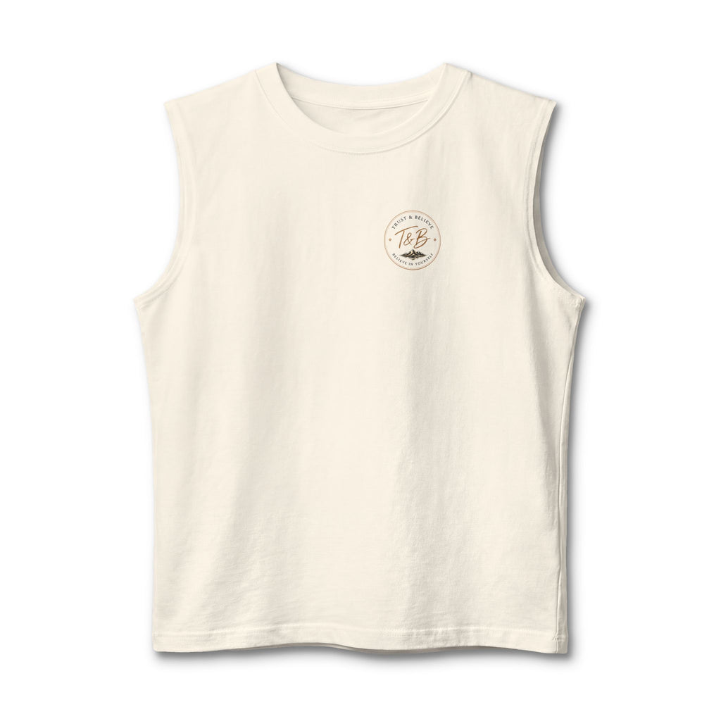 Trust & Believe Muscle Tank — Inspirational Workout Tank Top