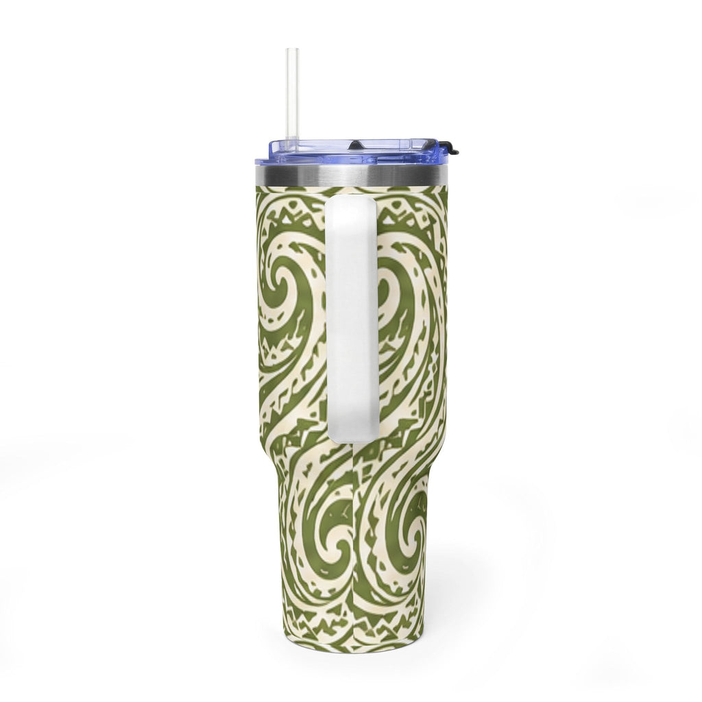 40oz Vacuum Tumbler — Kaneohe Spiral Design