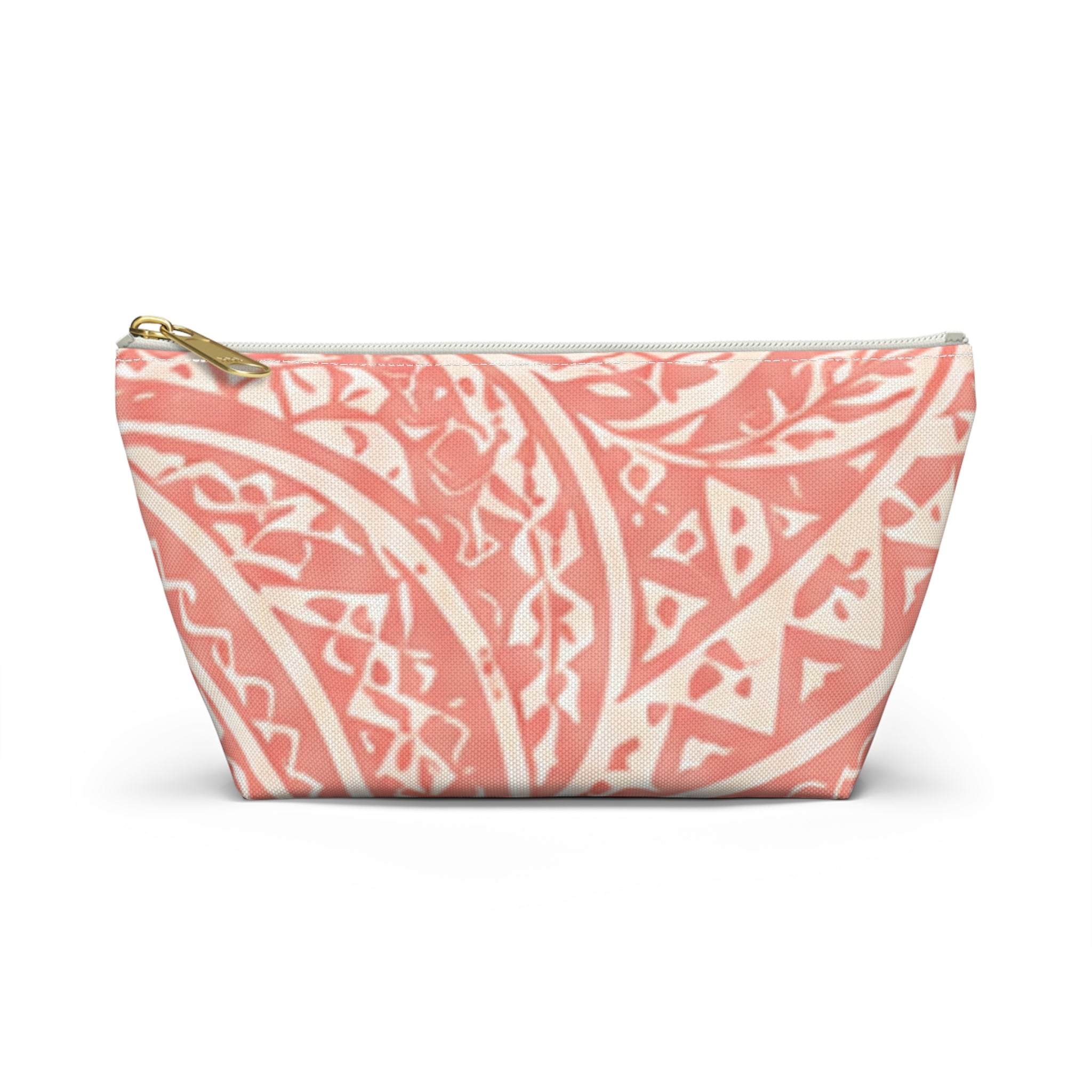 Maui Pink Lau Ti Leaf Accessory Pouch — T‑Bottom Travel Case