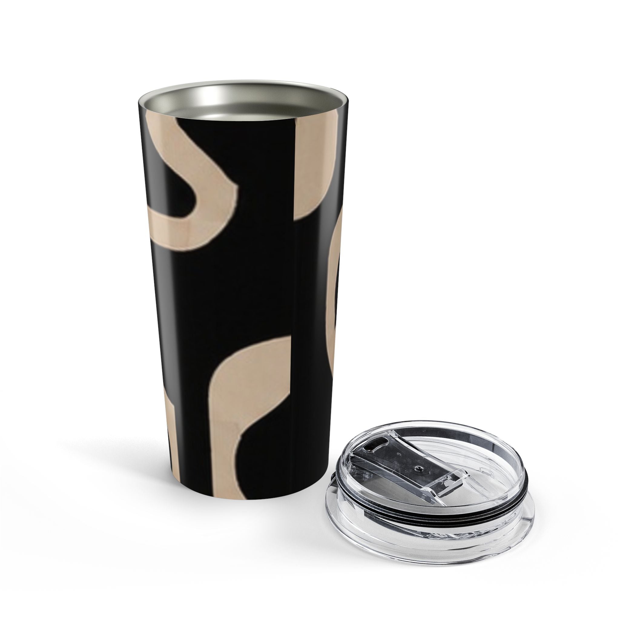 20oz Abstract Shapes Tumbler — Modern Geometric Drinkware