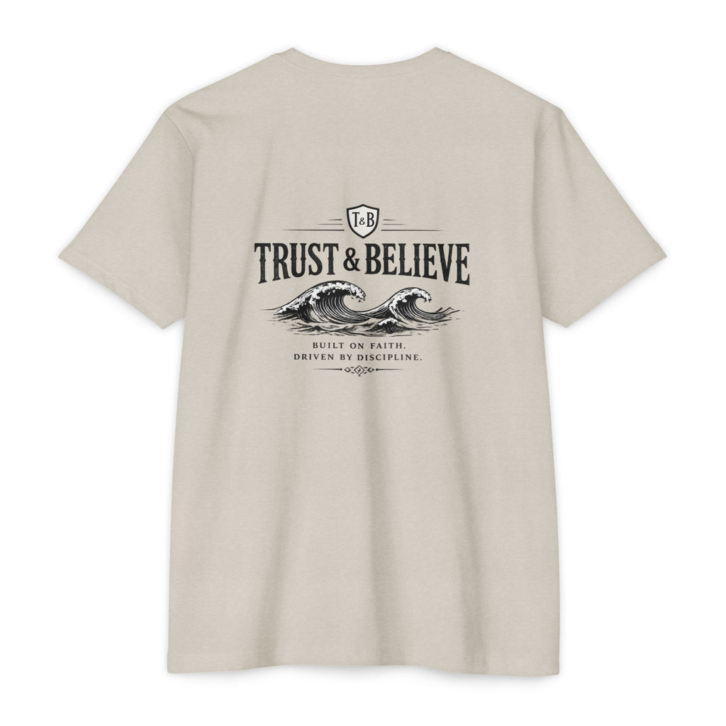 Trust & Believe Wave T-Shirt — Faith-Inspired Graphic Tee