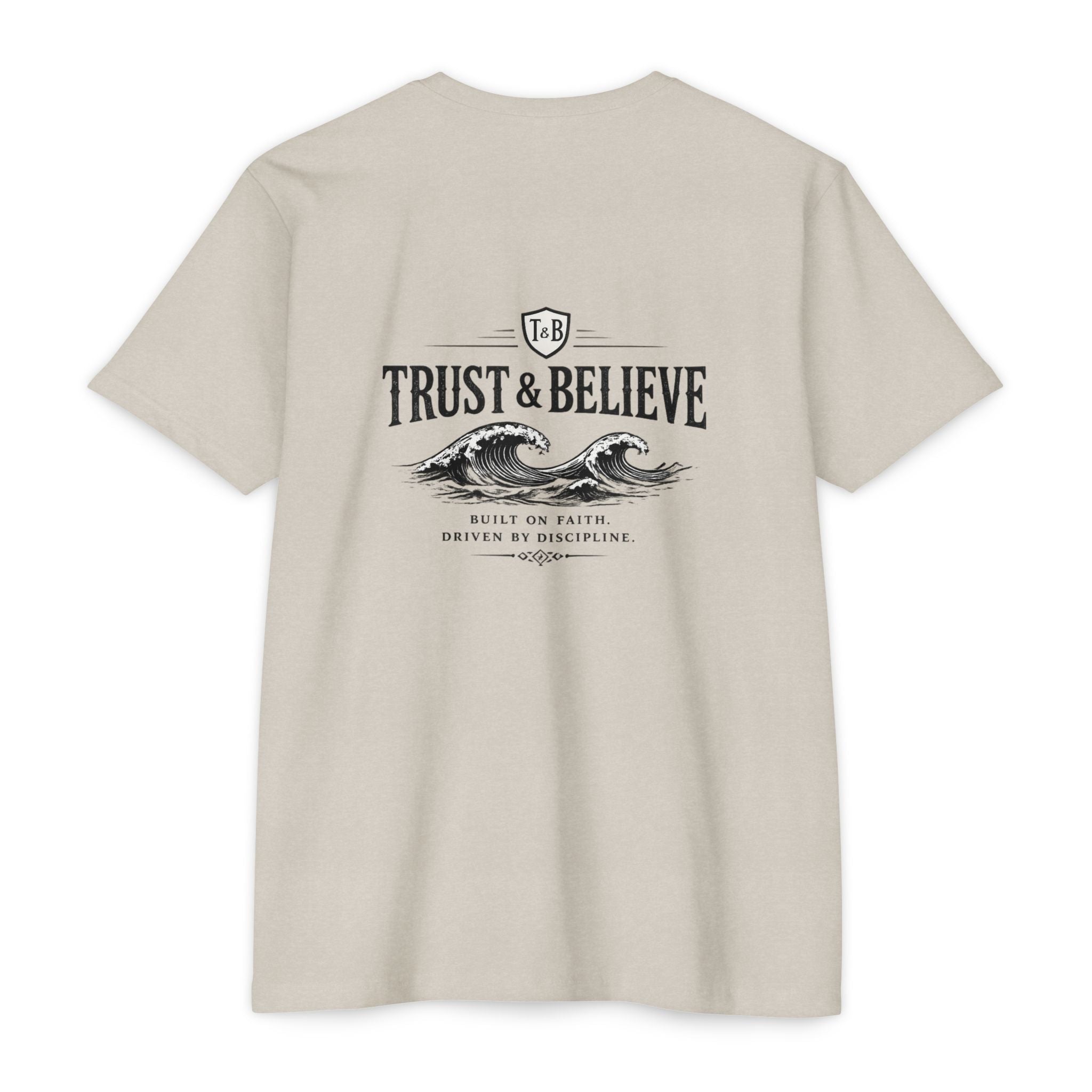 Trust & Believe Wave T-Shirt — Faith-Inspired Graphic Tee