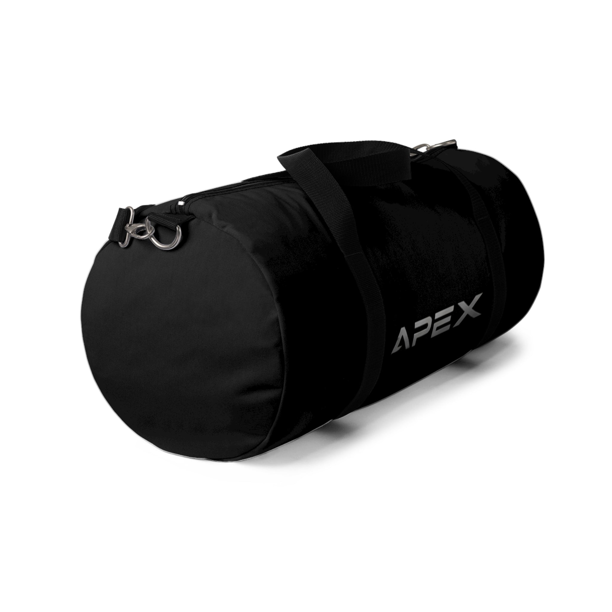Apex Black Travel Duffel Bag — Durable Gym & Weekend Carryall
