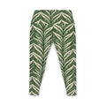 Rainforest Lau Ti Leaf Women's Yoga Pants — Tropical All-Over Print
