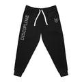Discipline Athletic Joggers — Black Motivational Fitness Sweatpants