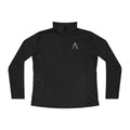 Ladies Quarter-Zip Pullover — Apex Reflective Logo Performance Top