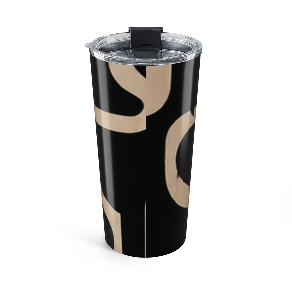 20oz Abstract Shapes Tumbler — Modern Geometric Drinkware
