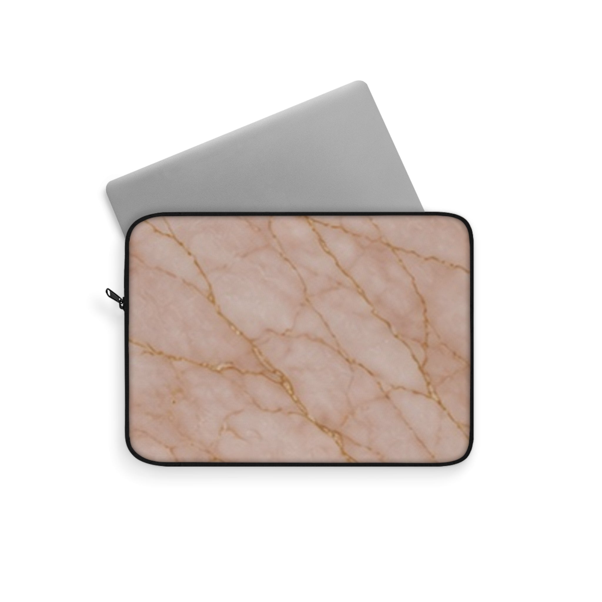 Pink Marble Laptop Sleeve — Protective Stylish Laptop Case