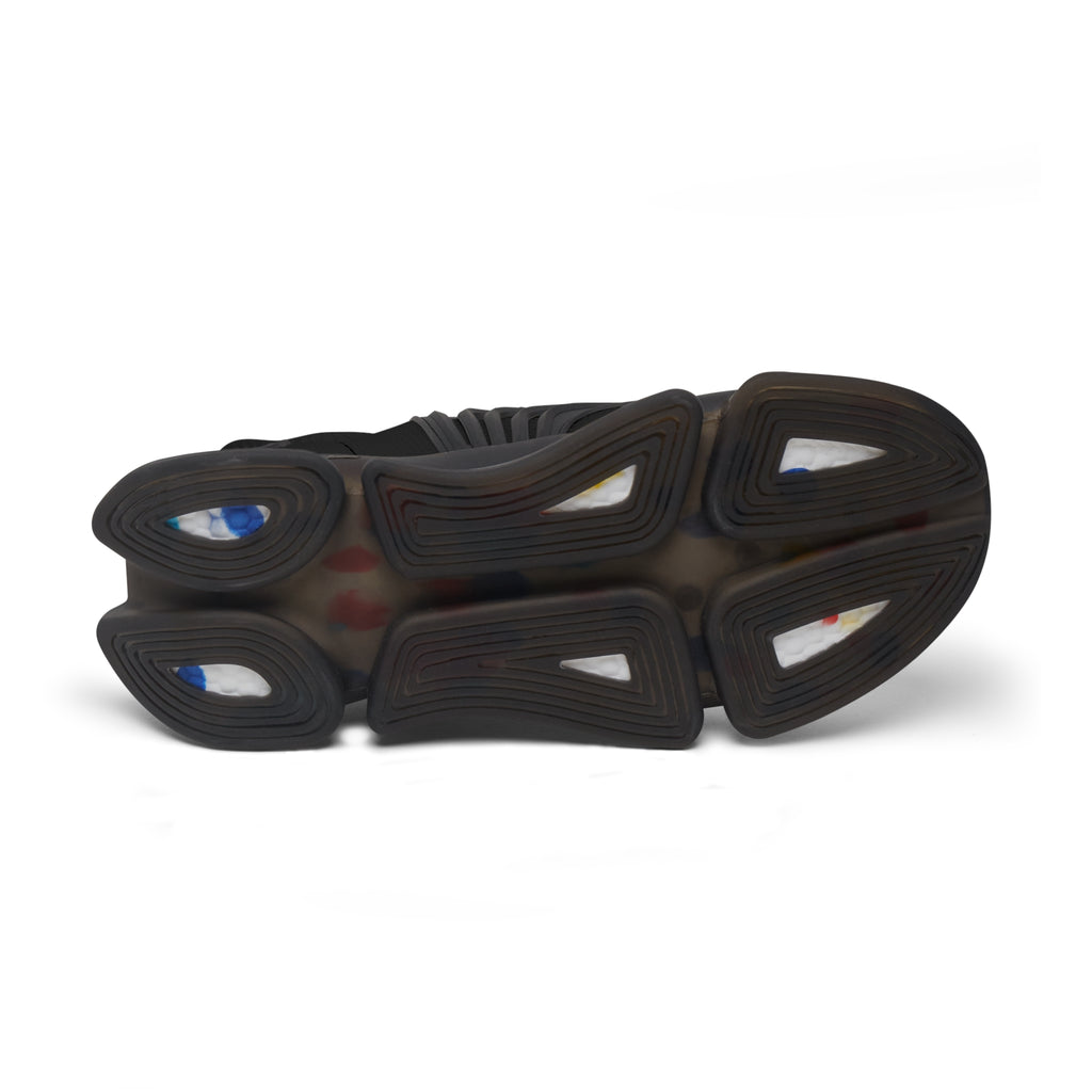 Apex Women's Black Mesh Sneakers — Lightweight Breathable Running Shoes