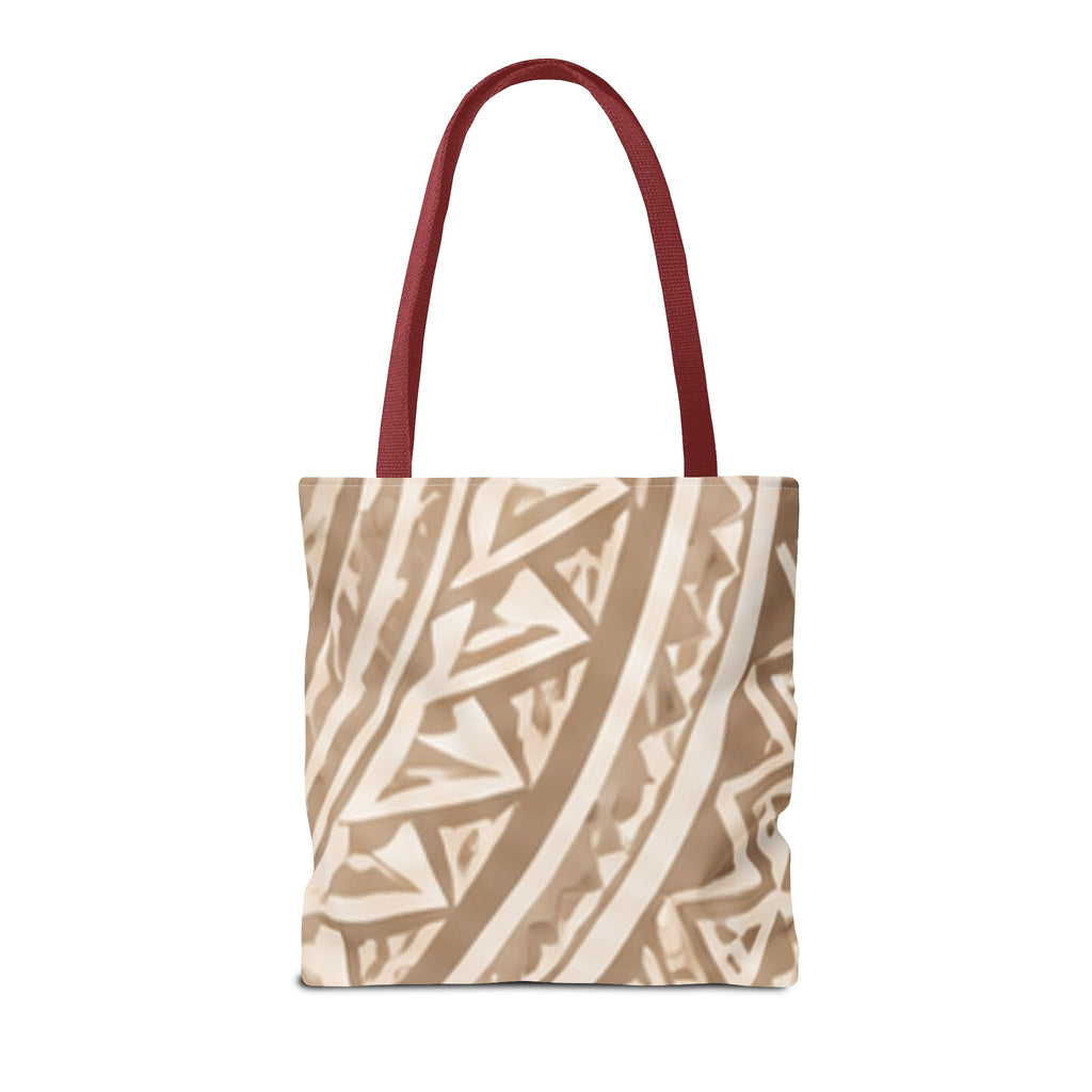 Rooted in Strength Niho Mano Shark Tooth Tribal Tote Bag