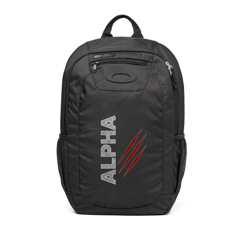 Alpha Enduro 20L Backpack — Rugged Everyday Pack with 'ALPHA' Text & Claw Mark Design