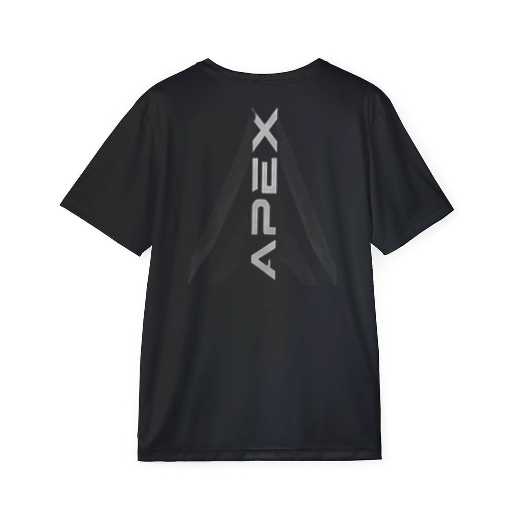 Apex Performance Sports Jersey — Men's Black Athletic Tee