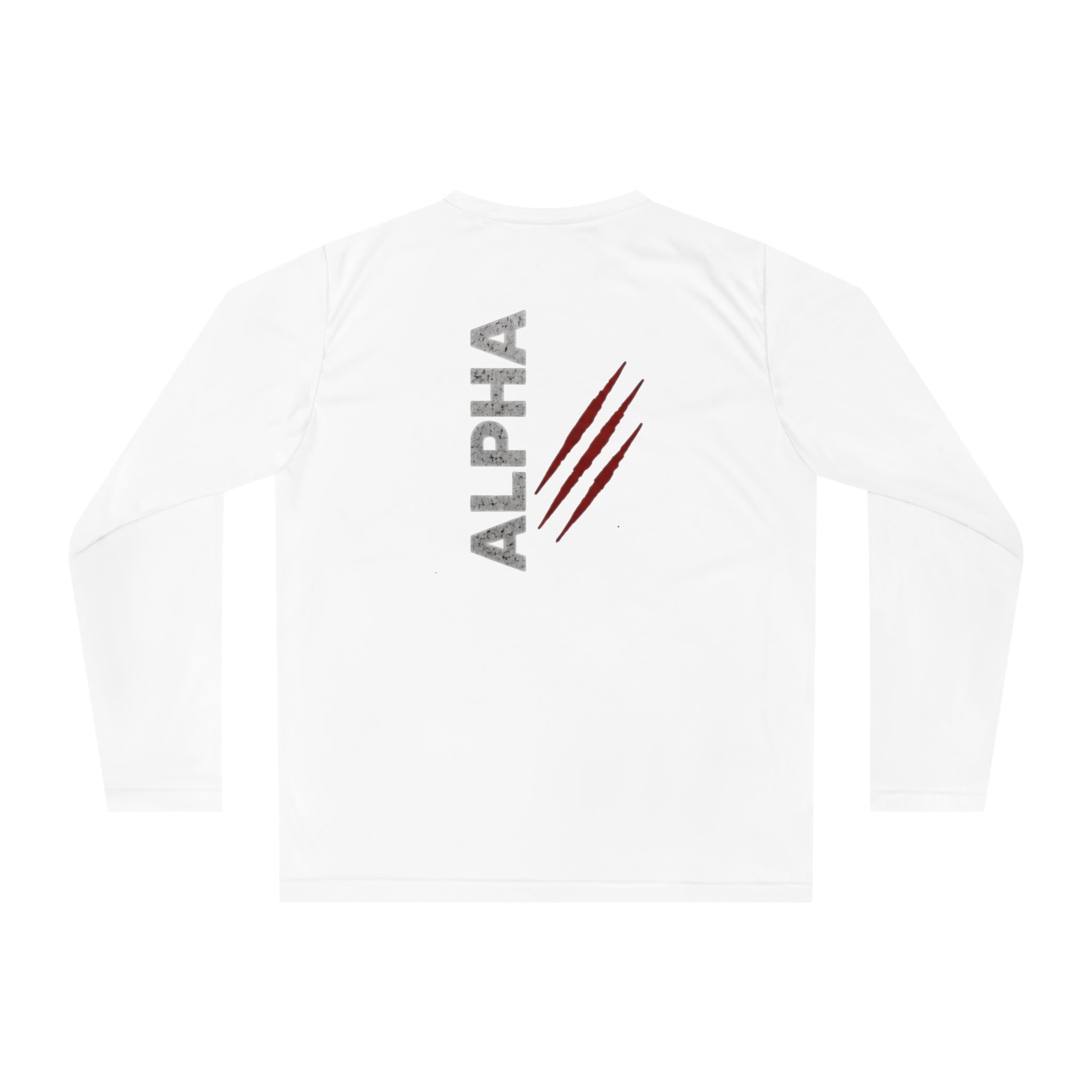 Alpha Performance Long Sleeve Shirt — 'alpha' Graphic