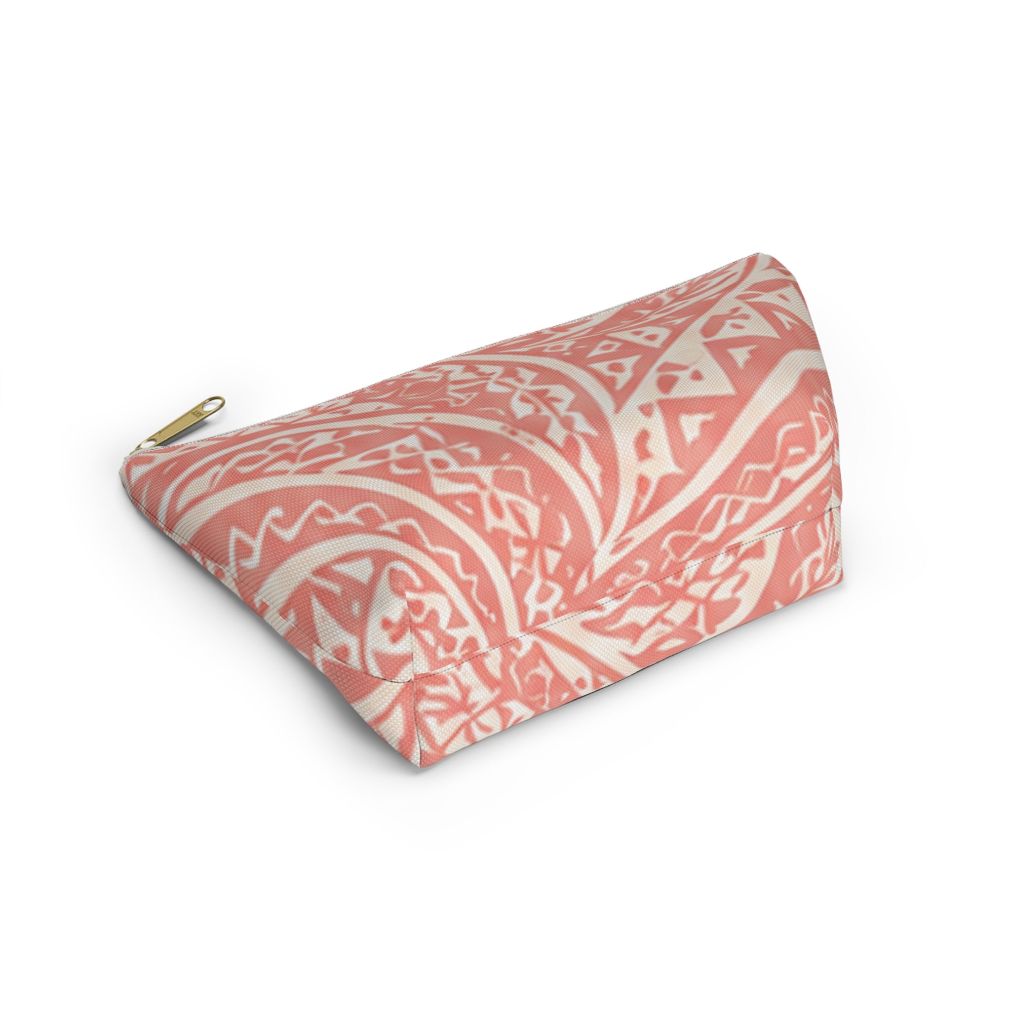 Maui Pink Lau Ti Leaf Accessory Pouch — T‑Bottom Travel Case