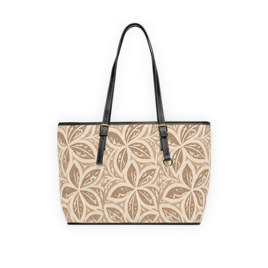 Plumeria (Pua Melia) Leather Shoulder Bag — Beauty, Positivity & New Beginnings