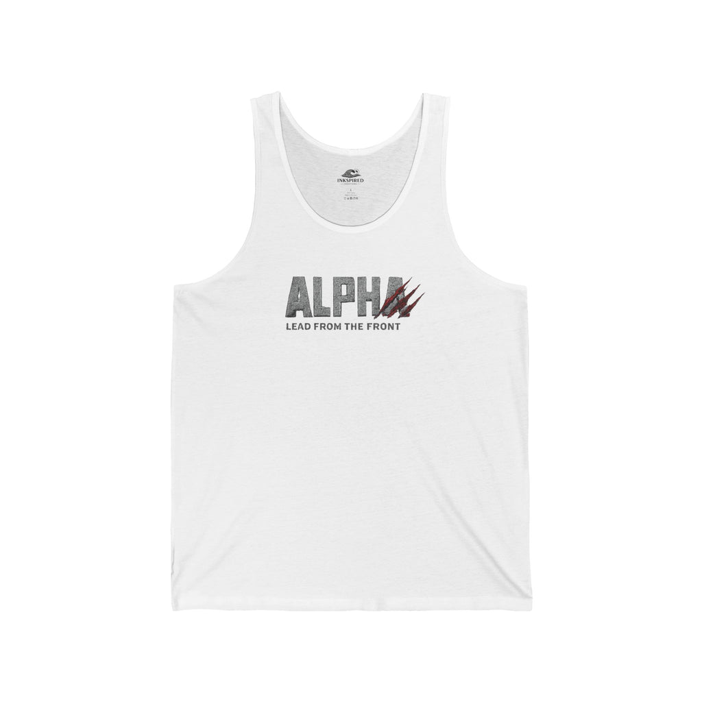 Alpha "Lead From The Front" Tank Top — Military-Inspired Men's Fitness Tank