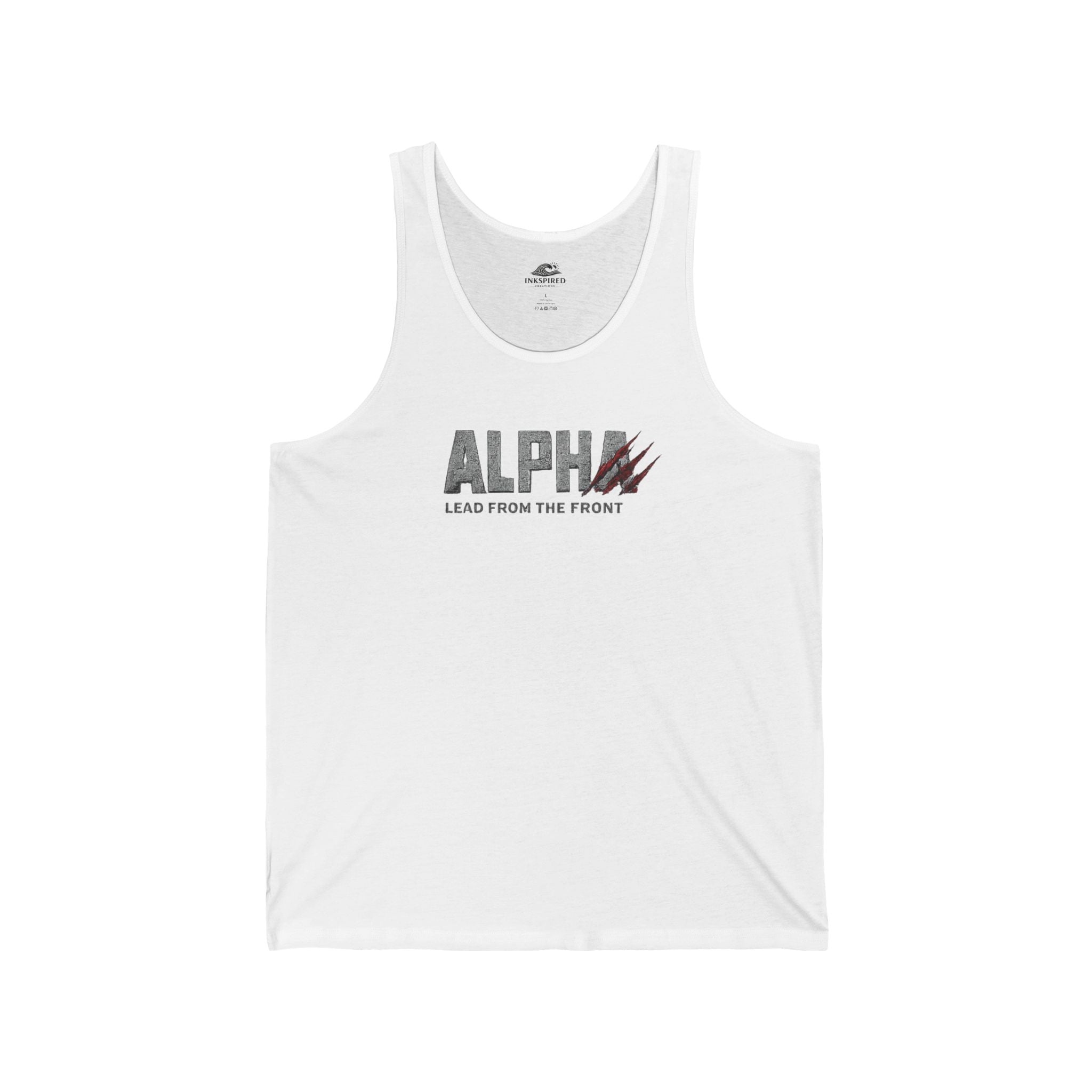 Alpha "Lead From The Front" Tank Top — Military-Inspired Men's Fitness Tank