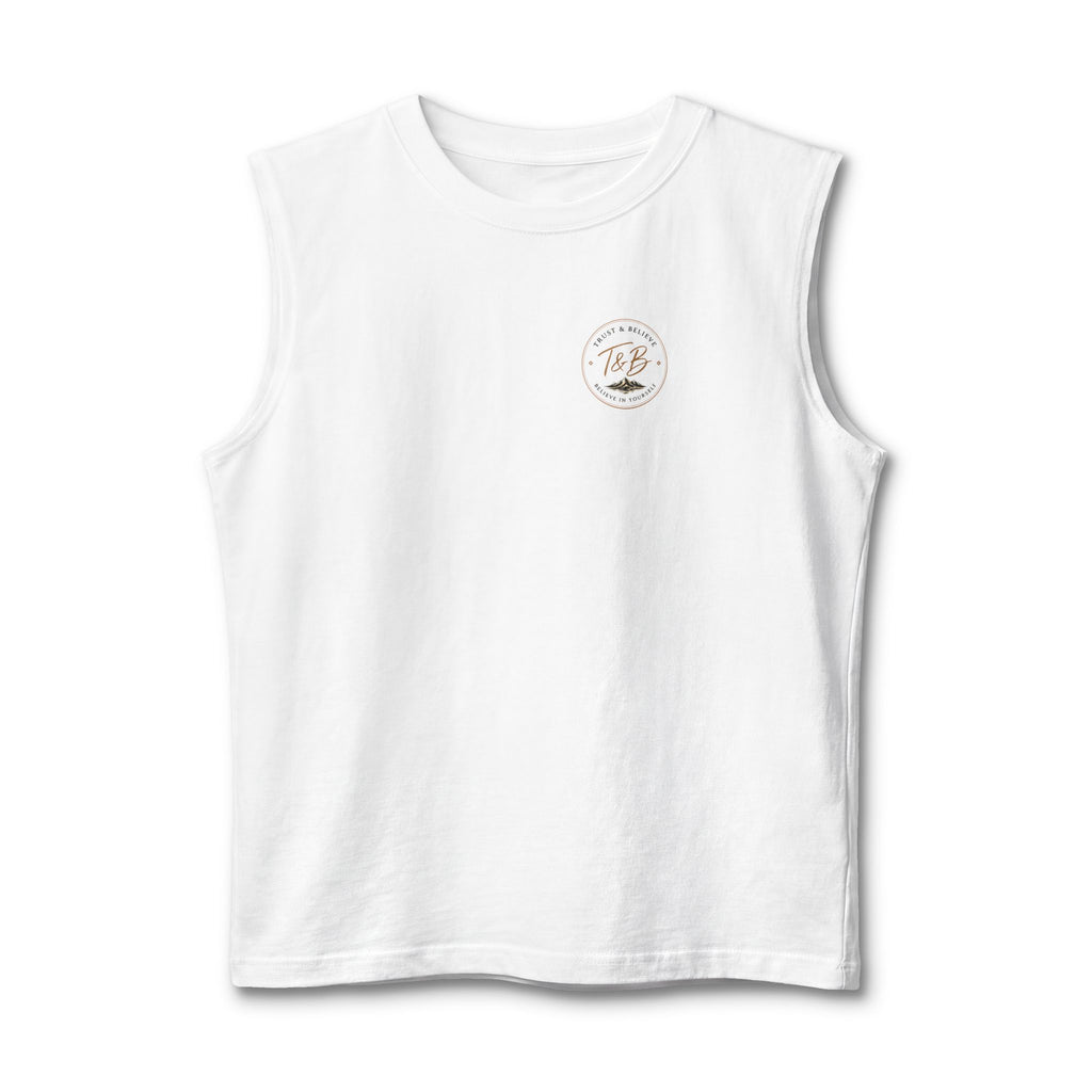 Trust & Believe Muscle Tank — Inspirational Workout Tank Top