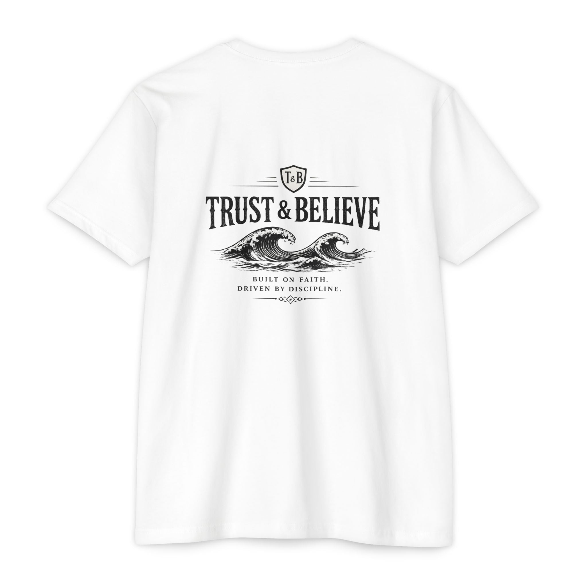 Trust & Believe Wave T-Shirt — Faith-Inspired Graphic Tee