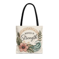 Rooted in Strength Niho Mano Shark Tooth Tribal Tote Bag