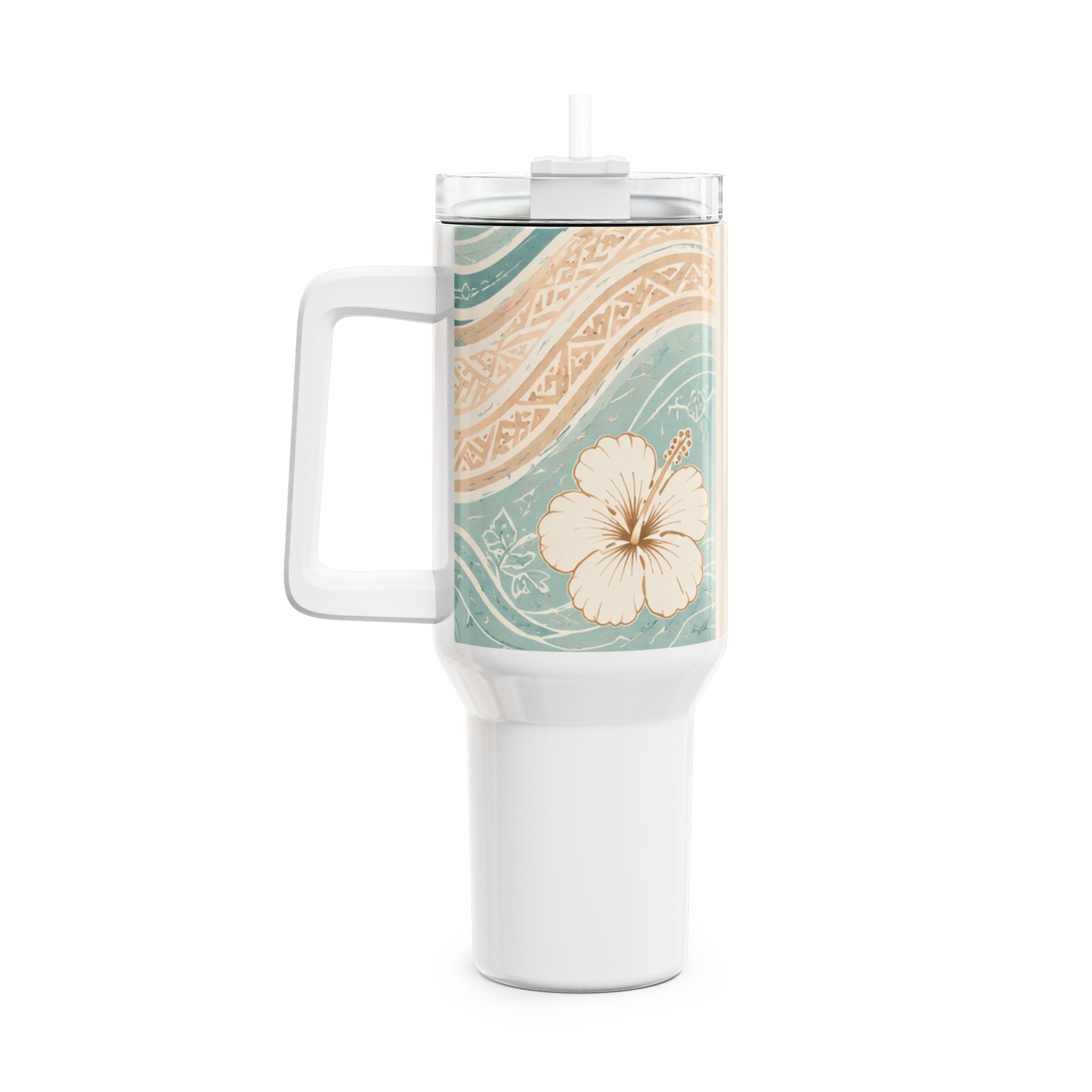 Personalized 40oz Tumbler — 'moana grace' Sea Turtle Ocean Design