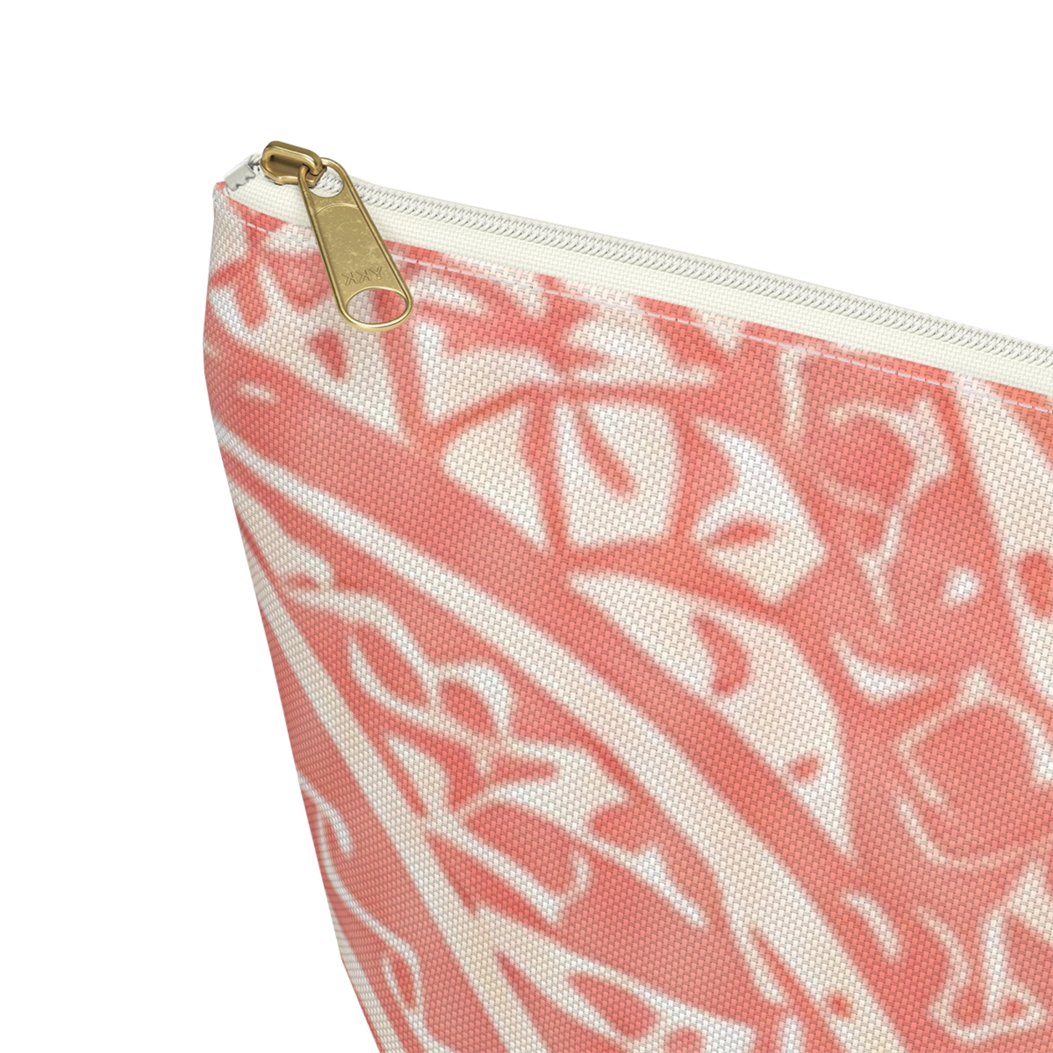 Maui Pink Lau Ti Leaf Accessory Pouch — T‑Bottom Travel Case