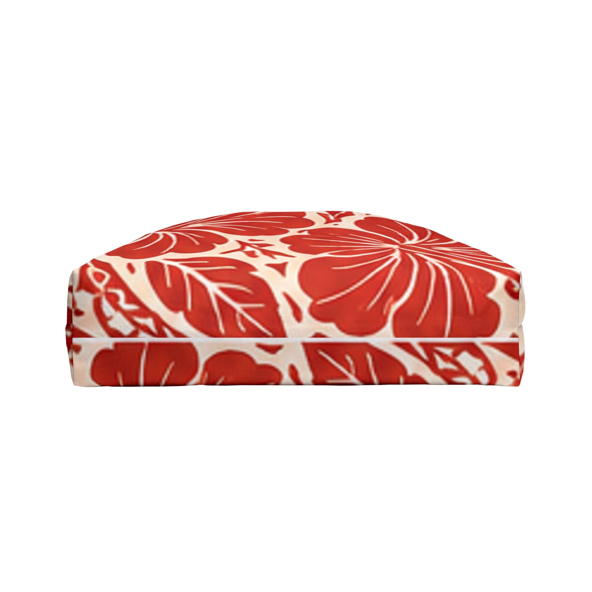 Weekender Tote Bag — Red Hibiscus Floral Beach Tote