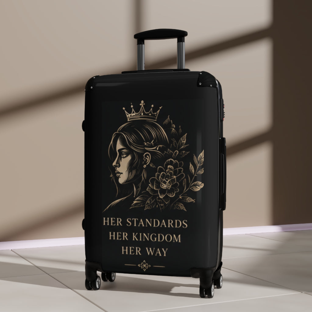 Suitcase — 'Her Standards, Her Kingdom, Her Way' Empowerment Carry-On