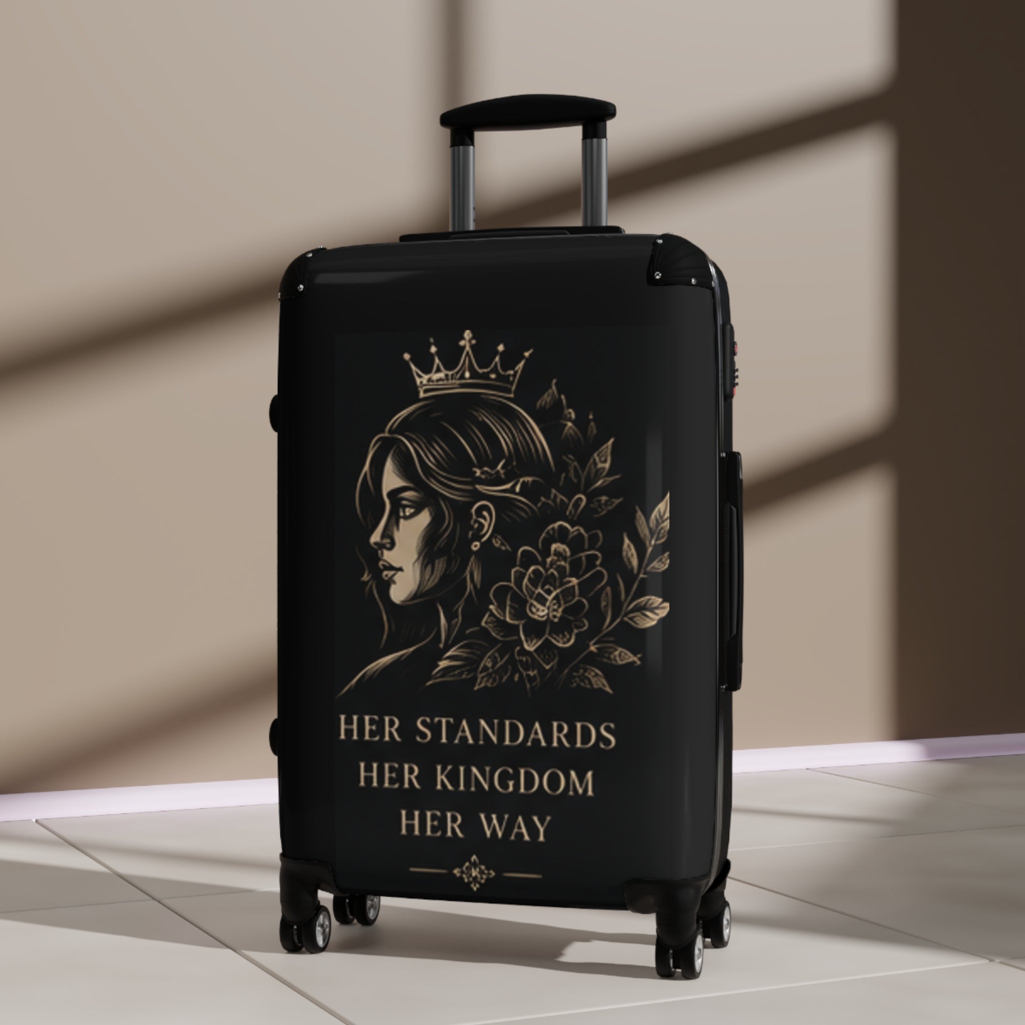 Suitcase — 'Her Standards, Her Kingdom, Her Way' Empowerment Carry-On