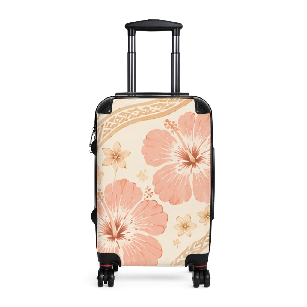 Island Bloom Hibiscus Suitcase — Tropical Floral Travel Case
