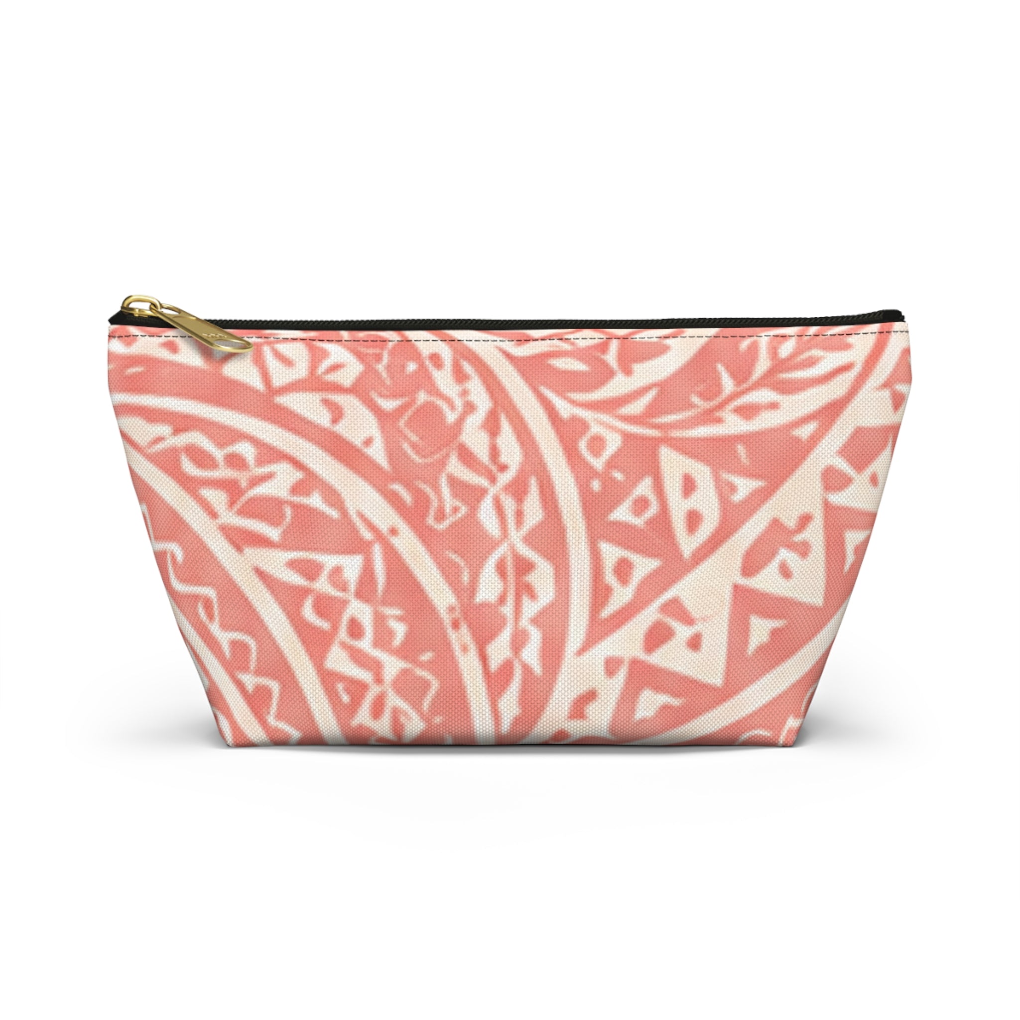 Maui Pink Lau Ti Leaf Accessory Pouch — T‑Bottom Travel Case
