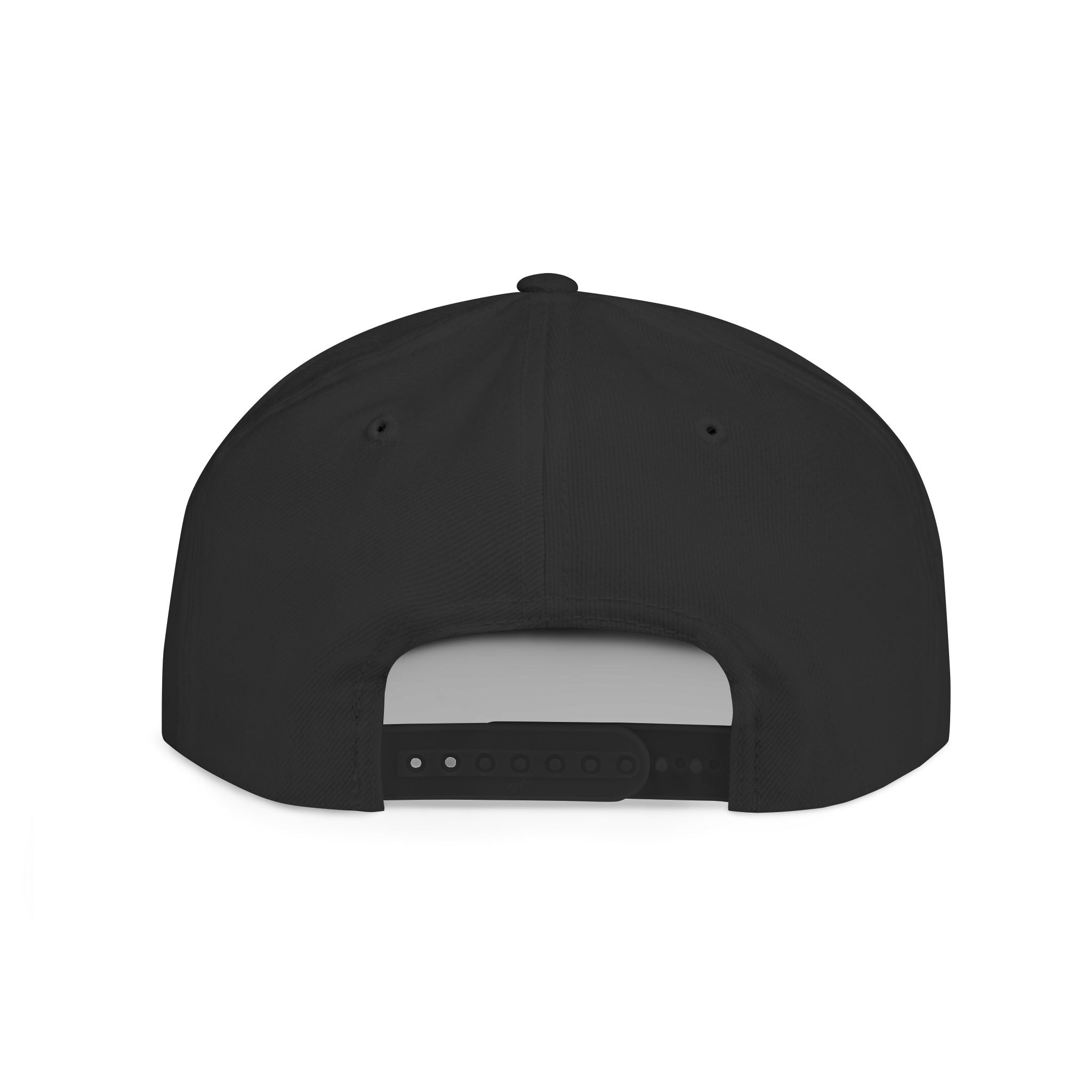 Apex Embroidered Flat Bill Snapback Hat — Stylish Black Streetwear Cap