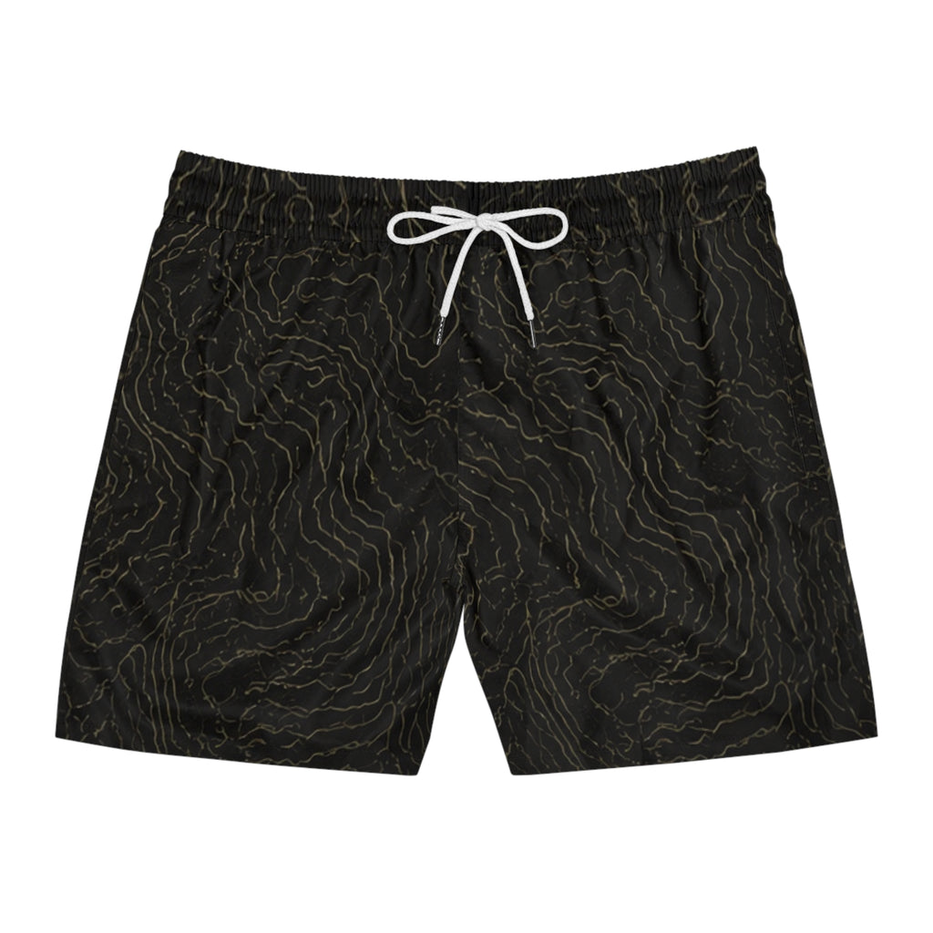 Topographic 'Explore Conquer' Men's Swim Shorts