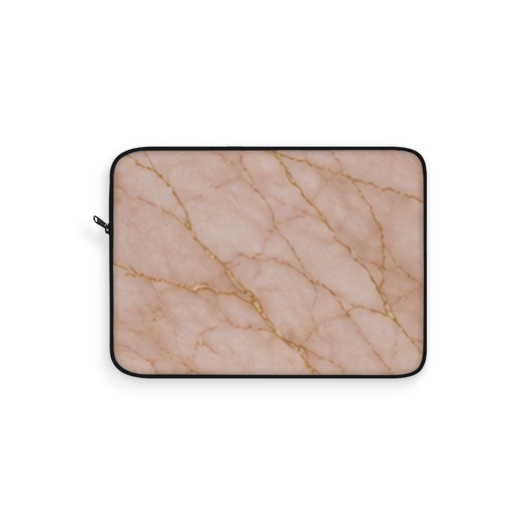 Pink Marble Laptop Sleeve — Protective Stylish Laptop Case