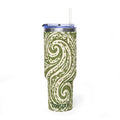 40oz Vacuum Tumbler — Kaneohe Spiral Design
