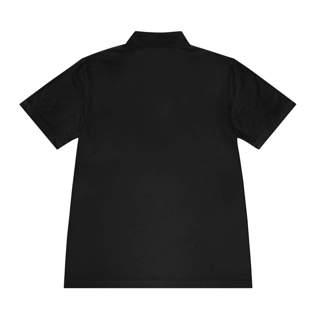 Men's Sport Polo — Retro Racing Script Chest Logo