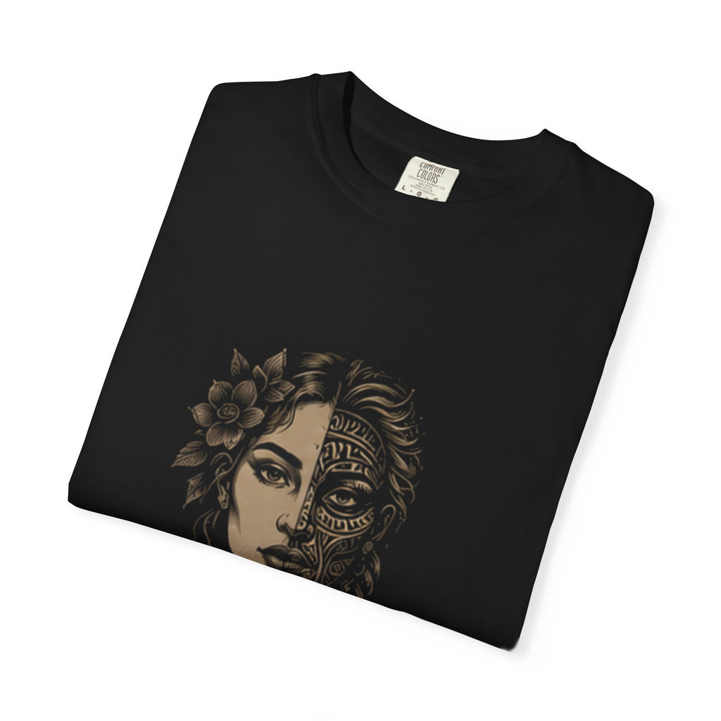 T-Shirt — "Tradition in My Blood, Power in My Soul" Vintage Goddess Graphic Tee