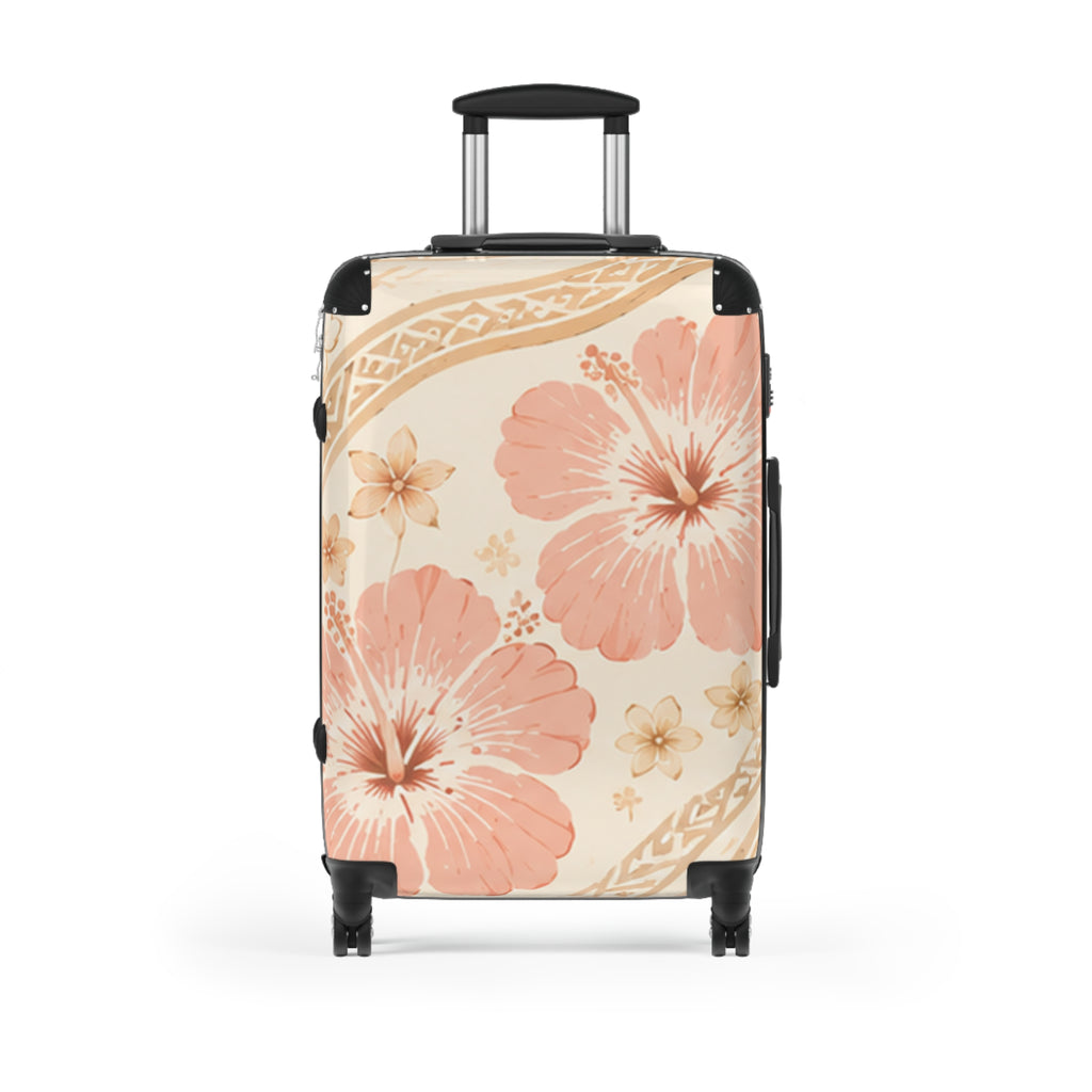 Island Bloom Hibiscus Suitcase — Tropical Floral Travel Case