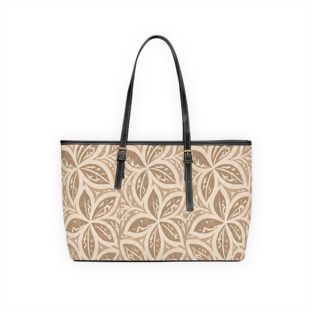 Plumeria (Pua Melia) Leather Shoulder Bag — Beauty, Positivity & New Beginnings