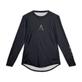 Men's UV Long Sleeve Performance Shirt — Reflective 'A' Logo, Sleeve Accents
