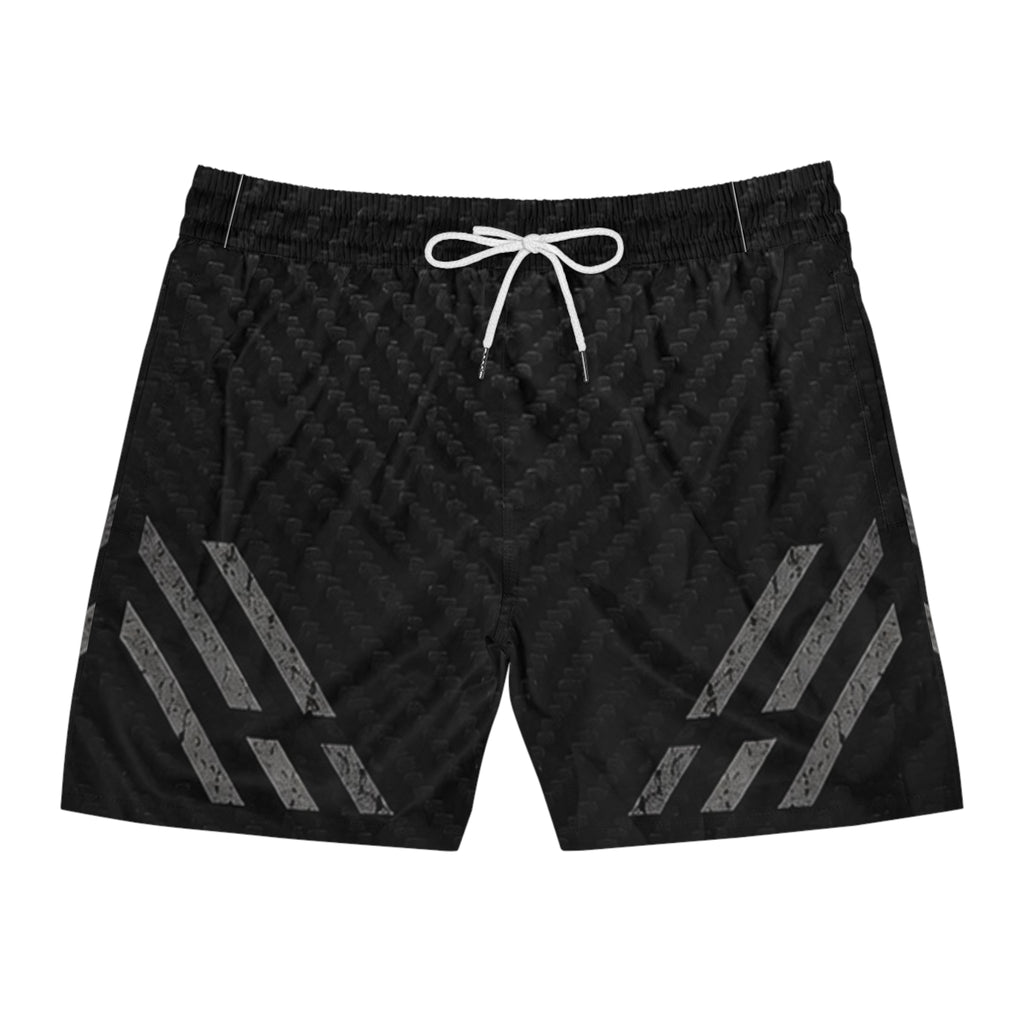 Men's Swim Shorts — 'carbon strike. speed. Power. Precision.' Performance Swim Trunks