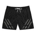Men's Swim Shorts — 'carbon strike. speed. Power. Precision.' Performance Swim Trunks